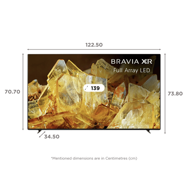 Buy SONY X90L 139 cm (55 inch) 4K Ultra HD LED Google TV with Cognitive